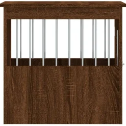 vidaXL Productos Para Mascotas-Jaula para perros madera de ingeniería roble marrón 45x62x59 cm