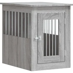 vidaXL Productos Para Mascotas-Jaula para perros madera de ingeniería 45x62x59 cm