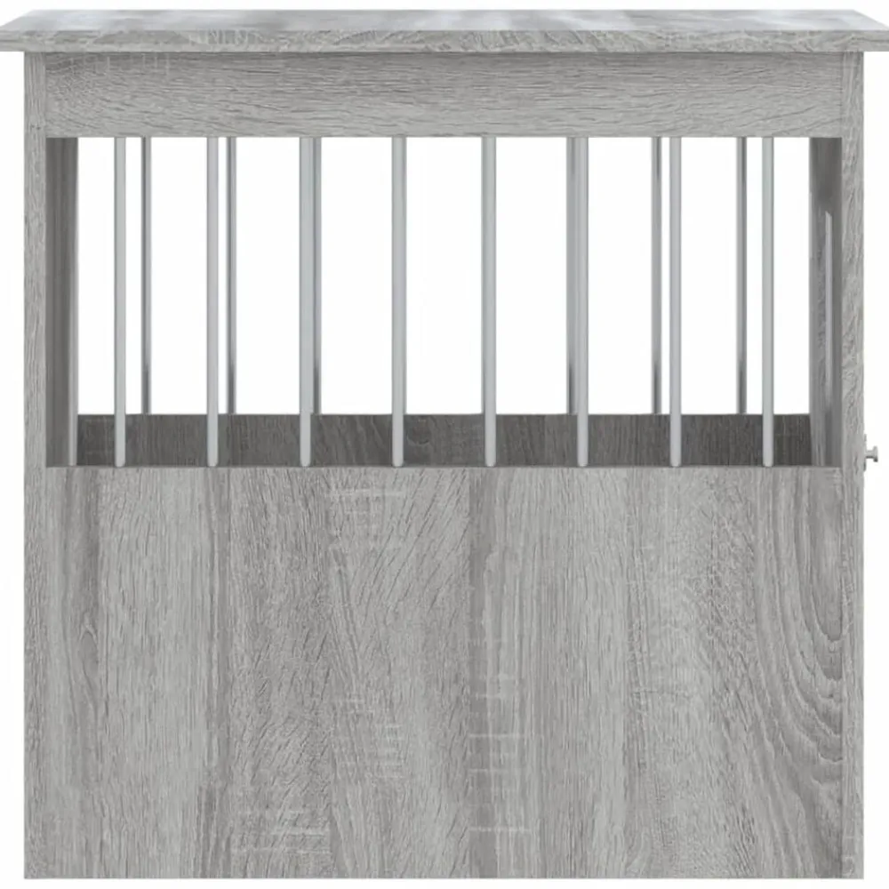 vidaXL Productos Para Mascotas-Jaula para perros madera de ingeniería 45x62x59 cm