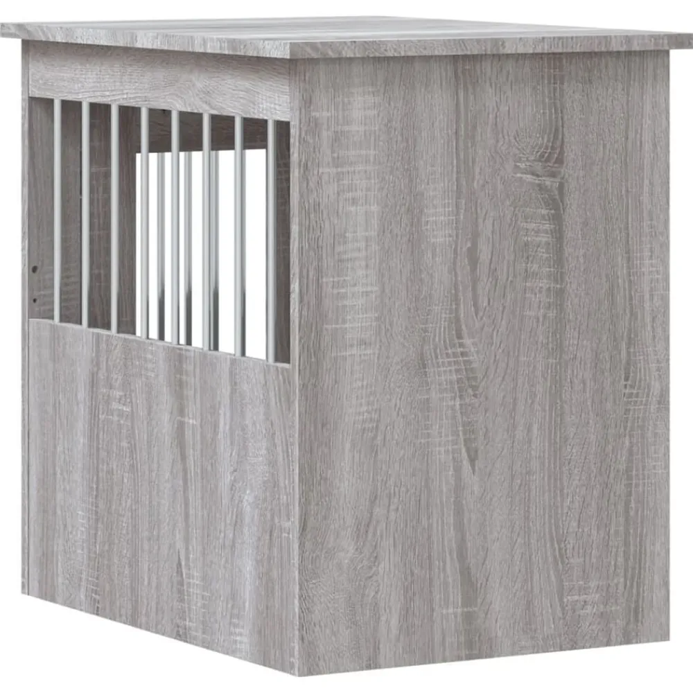 vidaXL Productos Para Mascotas-Jaula para perros madera de ingeniería 45x62x59 cm