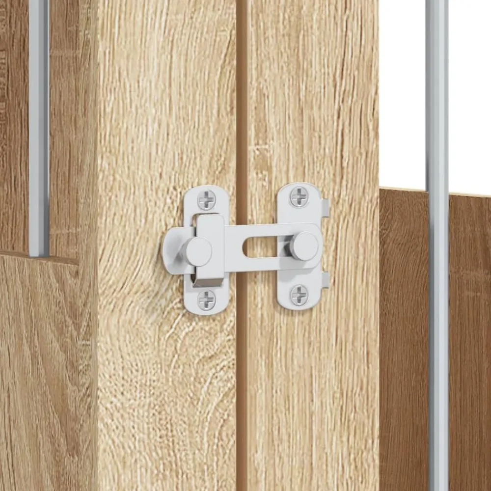 vidaXL Jaula para perros madera de ingeniería 45x62x59 cm Roble Sonoma