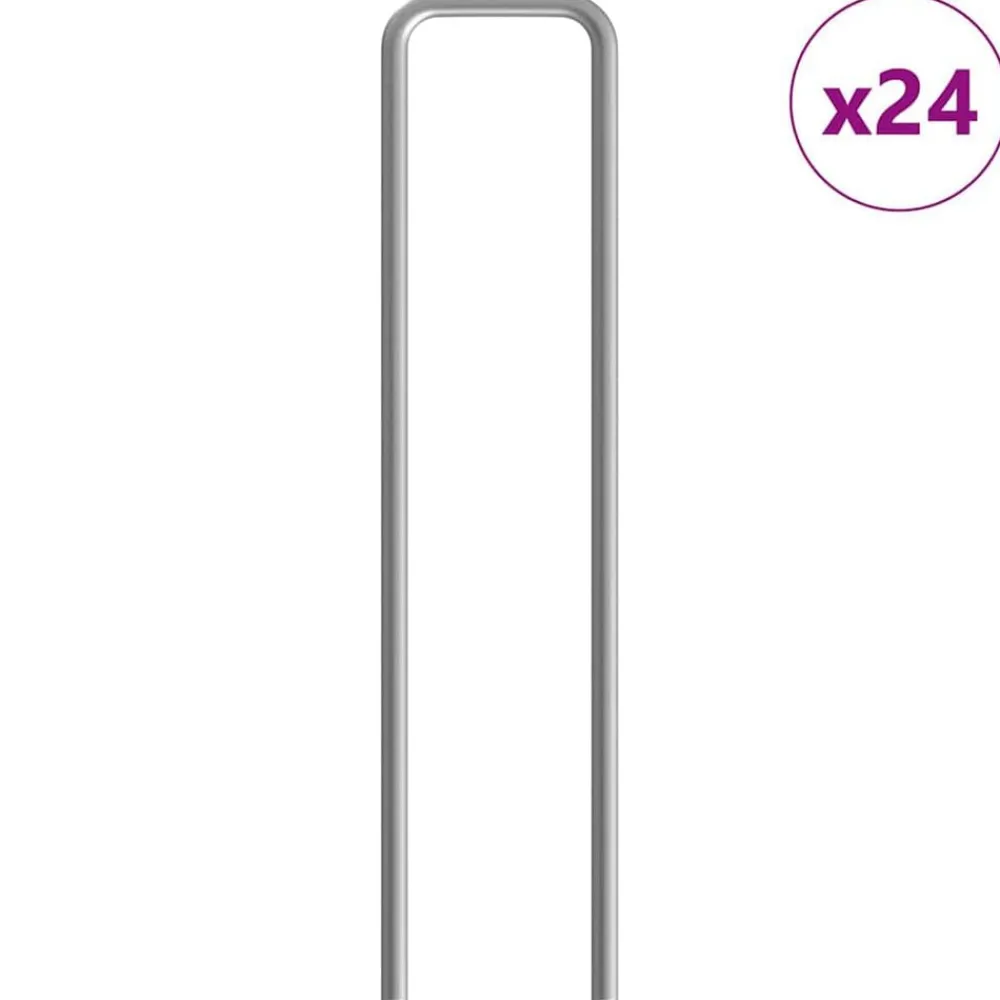 vidaXL Jaula para pollos 2 pcs Plateado 600 x 100 x 210 cm Hot