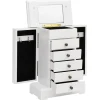vidaXL Joyero con espejo de MDF 25x13,5x34 cm Sale