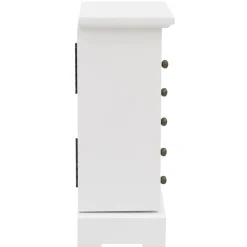 vidaXL Joyero con espejo de MDF 25x13,5x34 cm Sale