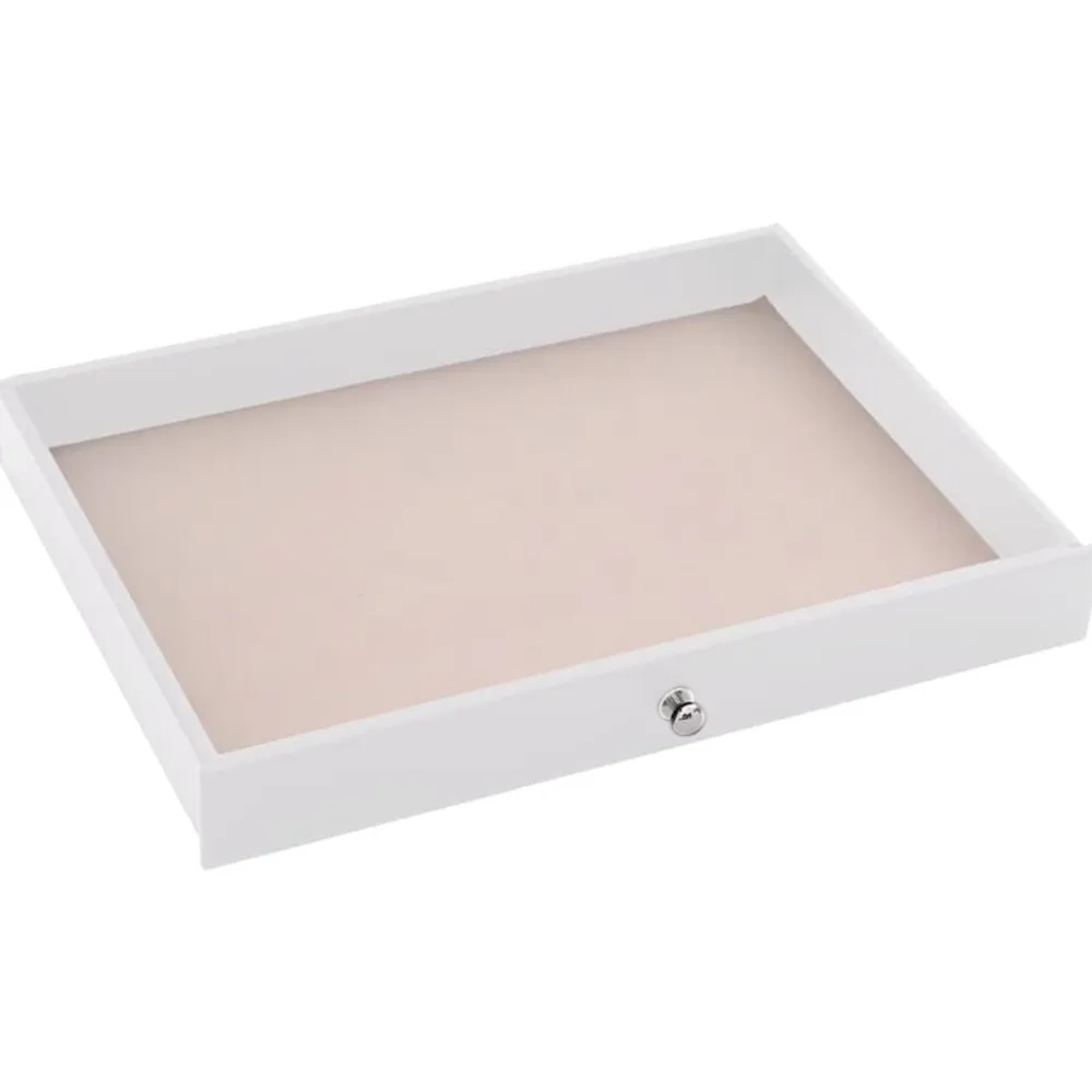 vidaXL Salud Y Belleza-Joyero de 10 niveles con compartimentos para relojes, , 29 x 20,5 x 40,5 cm