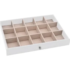 vidaXL Salud Y Belleza-Joyero de 10 niveles con compartimentos para relojes, , 29 x 20,5 x 40,5 cm