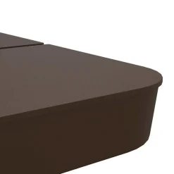 vidaXL Jardín-Juego bases de sombrilla 4 uds para parasol cruzado PP 100 kg