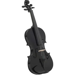 vidaXL Juego completo de violín con arco y mentonera 4/4 Negro Discount