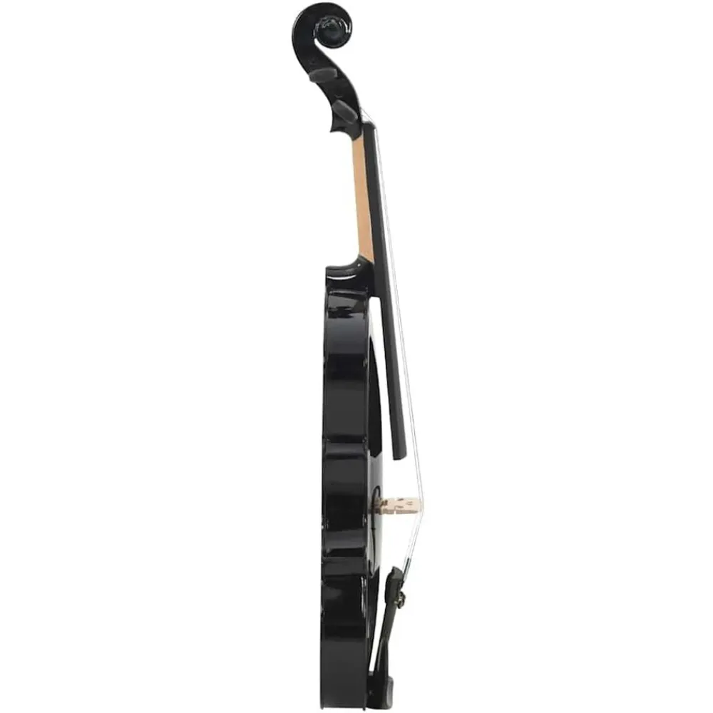 vidaXL Juego completo de violín con arco y mentonera 4/4 Negro Discount