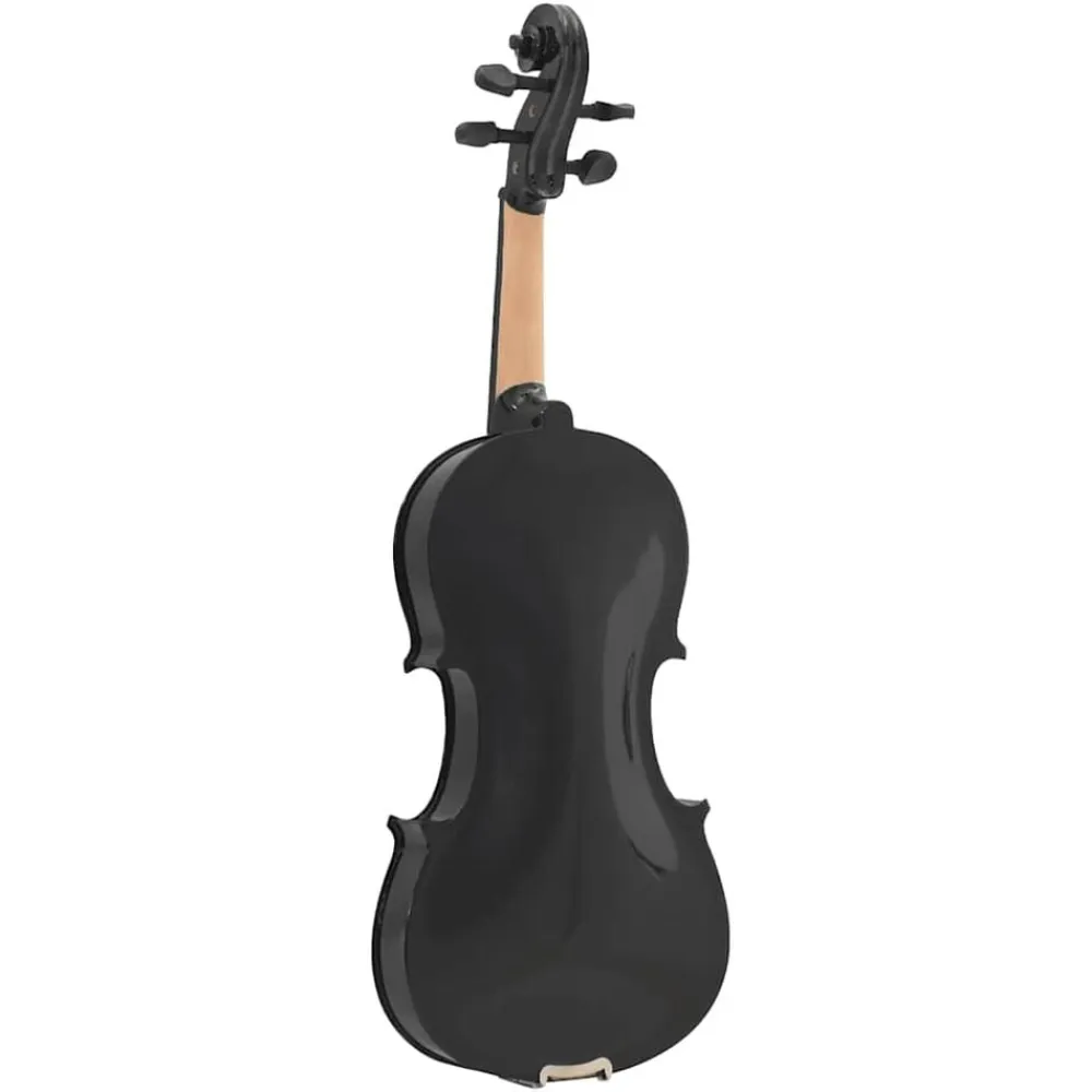 vidaXL Juego completo de violín con arco y mentonera 4/4 Negro Discount