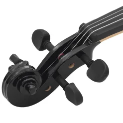 vidaXL Juego completo de violín con arco y mentonera 4/4 Negro Discount