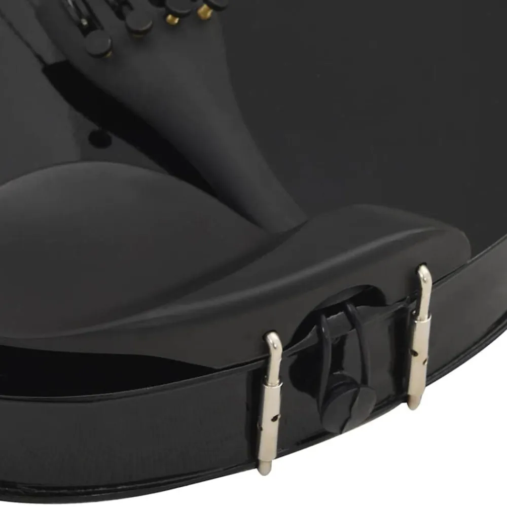 vidaXL Juego completo de violín con arco y mentonera 4/4 Negro Discount