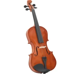 vidaXL Juego completo de violín con arco y barbada madera oscura 4/4 Marr&oacute;n Online