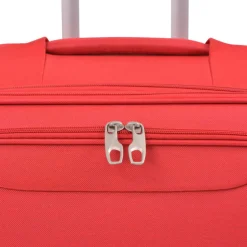 vidaXL Juego de 3 maletas blandas rojas Rojo Discount