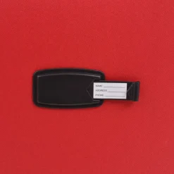 vidaXL Juego de 3 maletas blandas rojas Rojo Discount