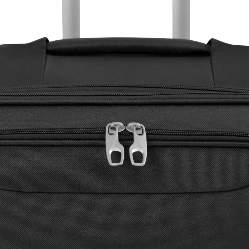 vidaXL Maletas Y Bolsos De Viaje-Juego de 3 maletas blandas
