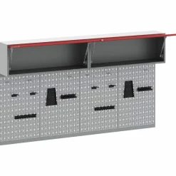 vidaXL Accesorios De Bricolaje-Juego de Armarios de Herramientas con estante 6 pcs