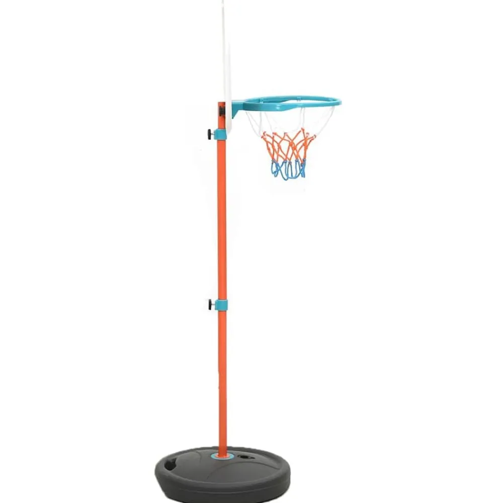 vidaXL Juego de baloncesto portátil ajustable 133-160 cm