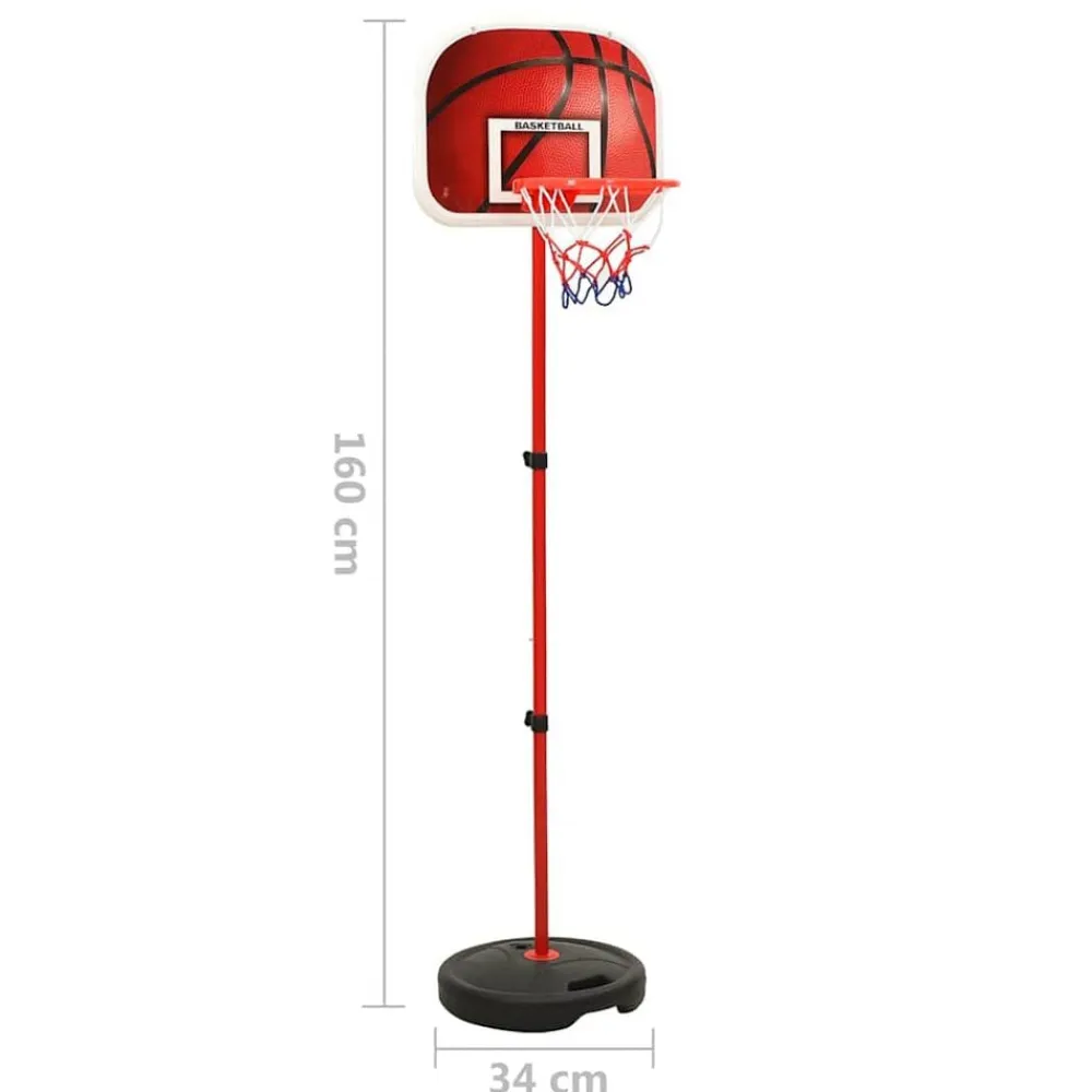 vidaXL Juego de baloncesto infantil ajustable 160 cm Online