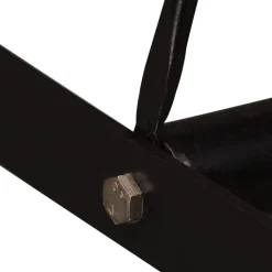 vidaXL Conjuntos De Muebles-Juego de bar 7 piezas madera maciza y cuero auténtico