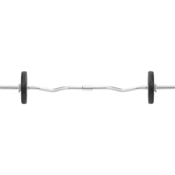 vidaXL Fitness Y Musculación-Juego de barras y pesas 30 kg