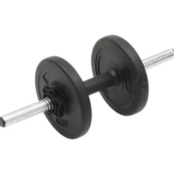 vidaXL Fitness Y Musculación-Juego de barras y pesas 30 kg