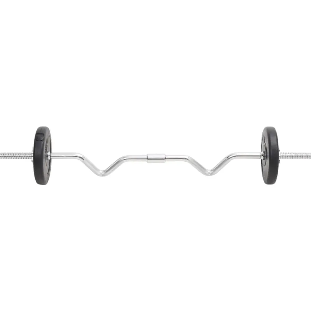 vidaXL Juego de barras y pesas 30 kg Sale