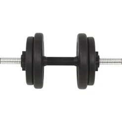vidaXL Fitness Y Musculación-Juego de barras y pesas 30 kg
