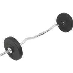vidaXL Fitness Y Musculación-Juego de barras y pesas 30 kg