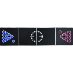 vidaXL Arte Y Ocio-Juego de Beer Pong plástico 0,5 L