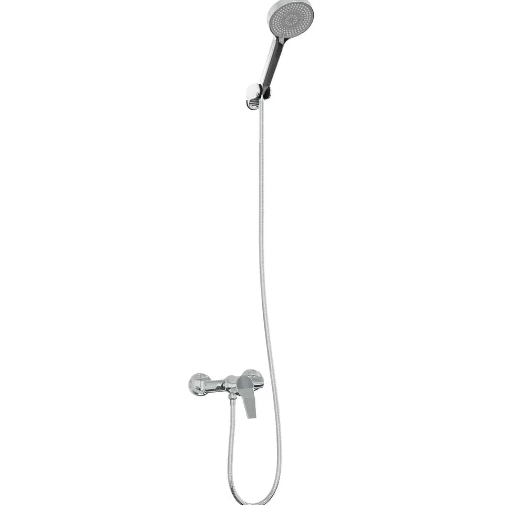 vidaXL Juego de Cabezal de Ducha G 1 / 2 pulgadas Latón Cromado Outlet