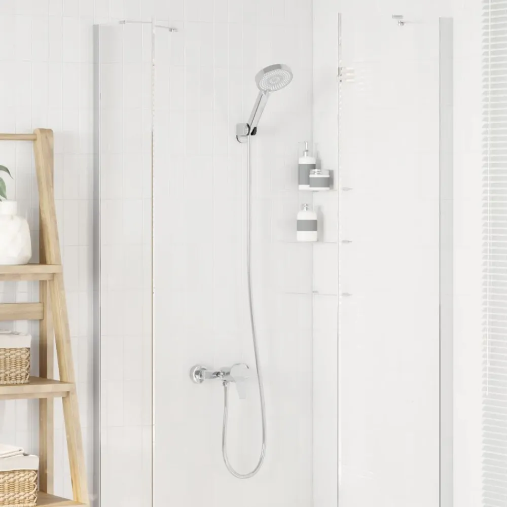 vidaXL Juego de Cabezal de Ducha G 1 / 2 pulgadas Latón Cromado Outlet