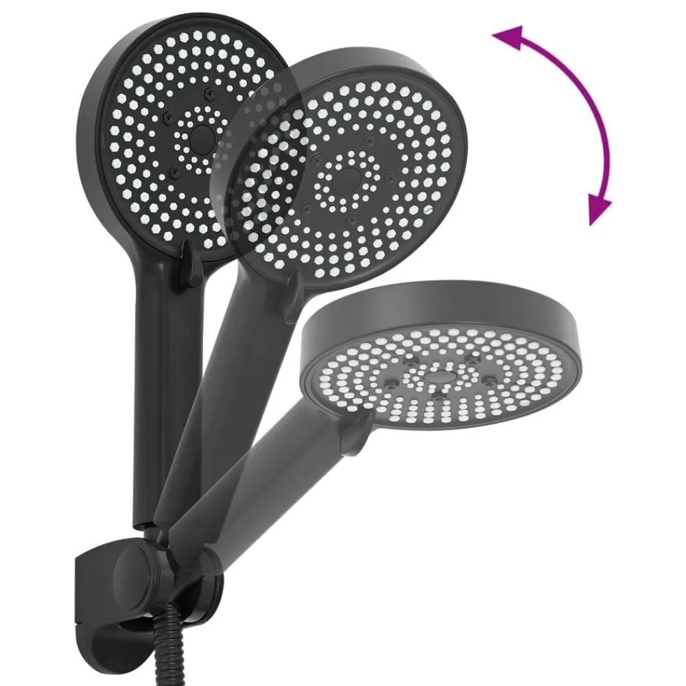 vidaXL Fontanería-Juego de Cabezal de Ducha G 1 / 2 pulgadas
