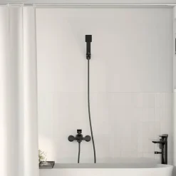 vidaXL Juego de Cabezal de Ducha G 1 / 2 pulgadas Negro Clearance