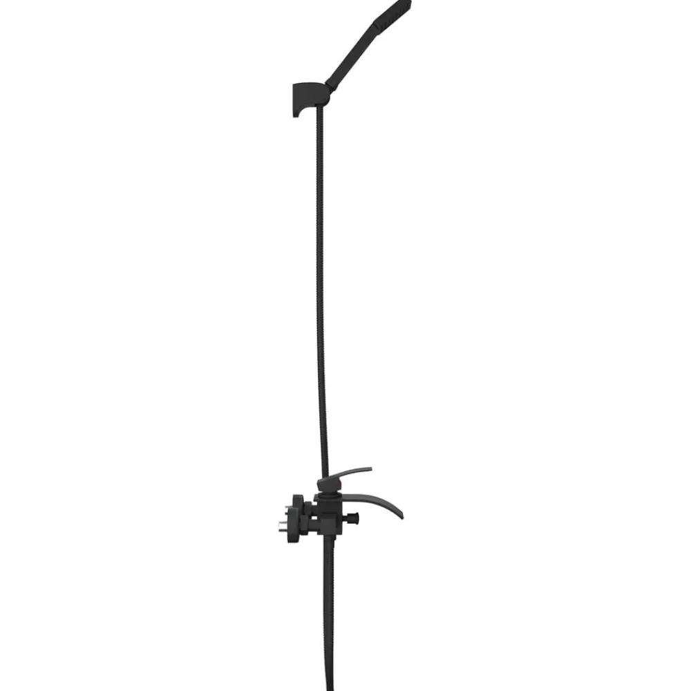 vidaXL Juego de Cabezal de Ducha G 1 / 2 pulgadas Negro Clearance