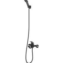 vidaXL Juego de Cabezal de Ducha G 1 / 2 pulgadas Negro Clearance