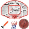 vidaXL Equipamiento Para Atletismo-Juego de canasta de baloncesto de pared 5 piezas 66x44,5 cm
