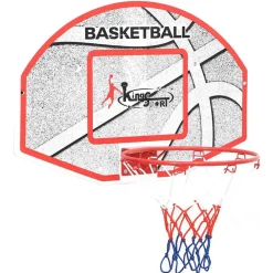 vidaXL Equipamiento Para Atletismo-Juego de canasta de baloncesto de pared 5 piezas 66x44,5 cm