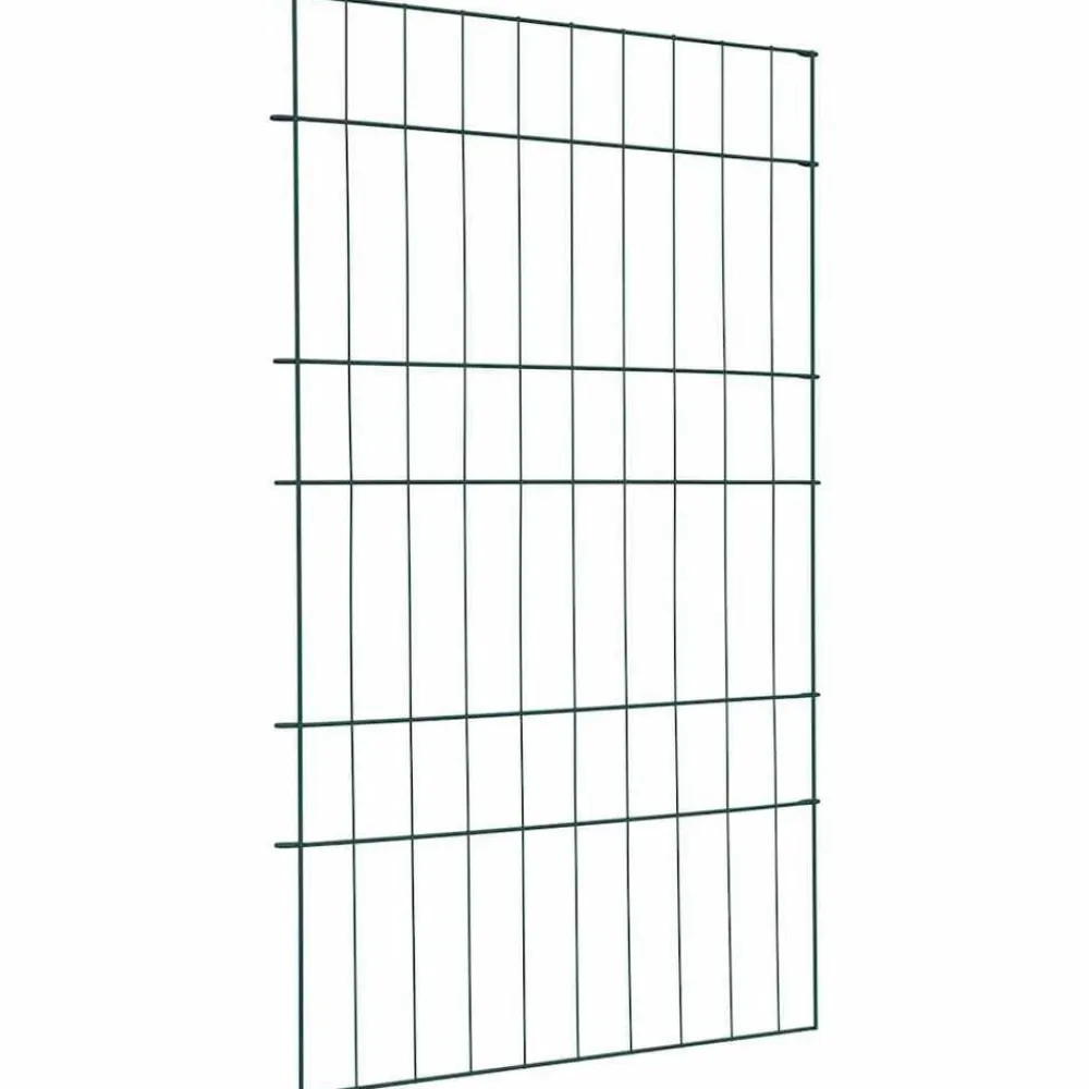 vidaXL Juego de Cercas para Estanque 8 pcs Verde 50 x 80 cm Acero Best