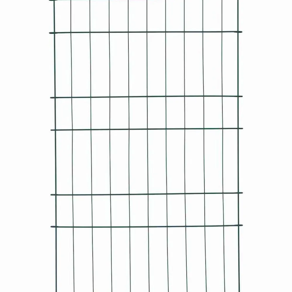 vidaXL Juego de Cercas para Estanque 8 pcs Verde 50 x 80 cm Acero Best