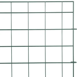 vidaXL Vallas De Jardín-Juego de Cercas para Estanque 5 pcs Verde 100 x 50 cm Acero