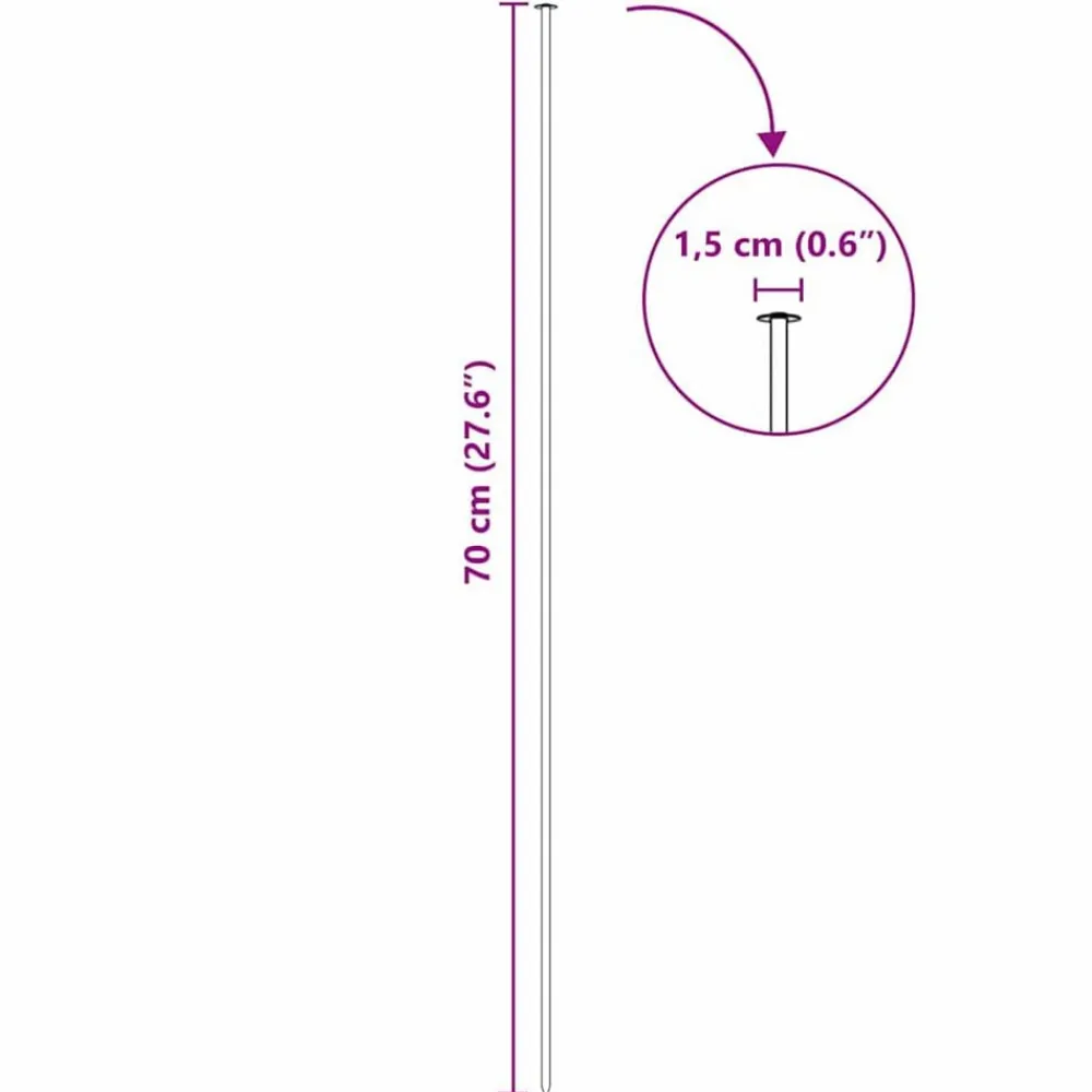vidaXL Vallas De Jardín-Juego de Cercas para Estanque 5 pcs Verde 100 x 50 cm Acero