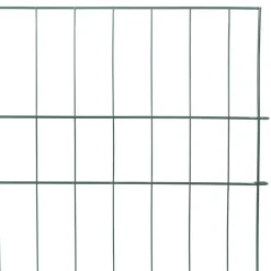 vidaXL Vallas De Jardín-Juego de Cercas para Estanque 5 pcs Verde 100 x 50 cm Acero