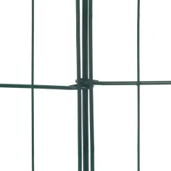 vidaXL Vallas De Jardín-Juego de Cercas para Estanque 5 pcs Verde 100 x 50 cm Acero