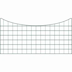 vidaXL Vallas De Jardín-Juego de Cercas para Estanque 5 pcs Verde 100 x 50 cm Acero
