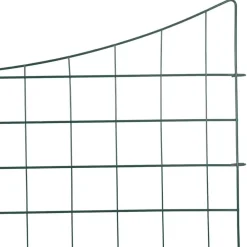 vidaXL Vallas De Jardín-Juego de Cercas para Estanque 5 pcs Verde 100 x 50 cm Acero