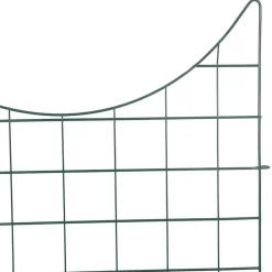 vidaXL Juego de Cercas para Estanque 8 pcs Verde 50 x 80 cm Acero Outlet