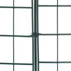 vidaXL Juego de Cercas para Estanque 8 pcs Verde 50 x 80 cm Acero Outlet