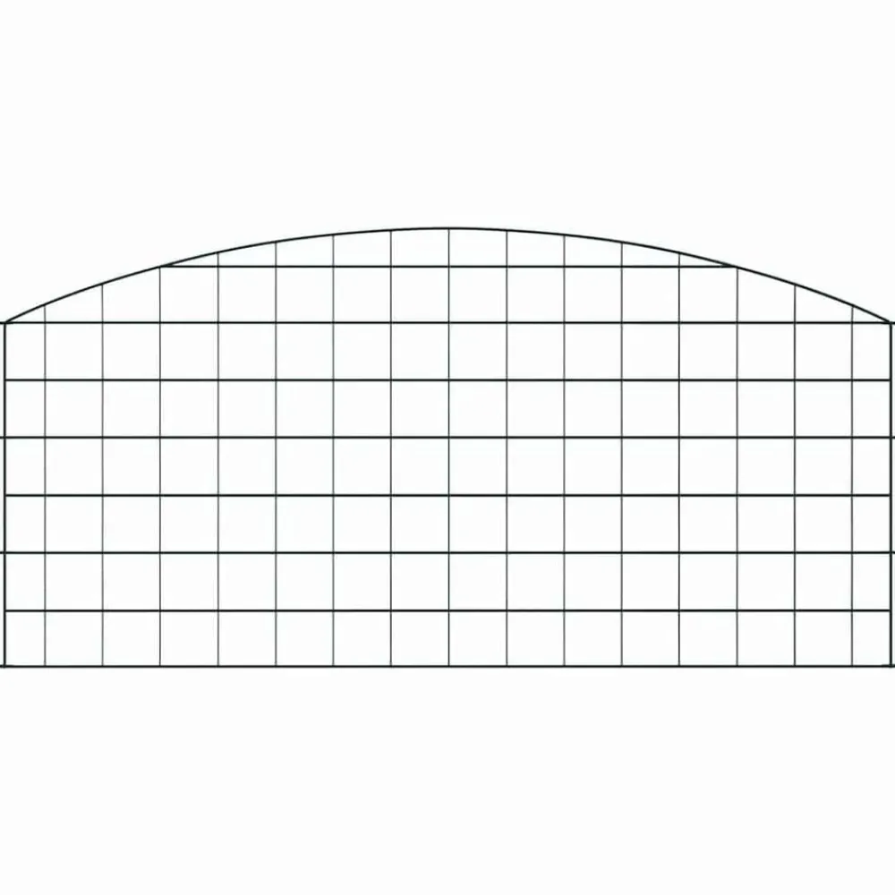 vidaXL Juego de Cercas para Estanque 5 pcs Verde 100 x 50 cm Acero Online