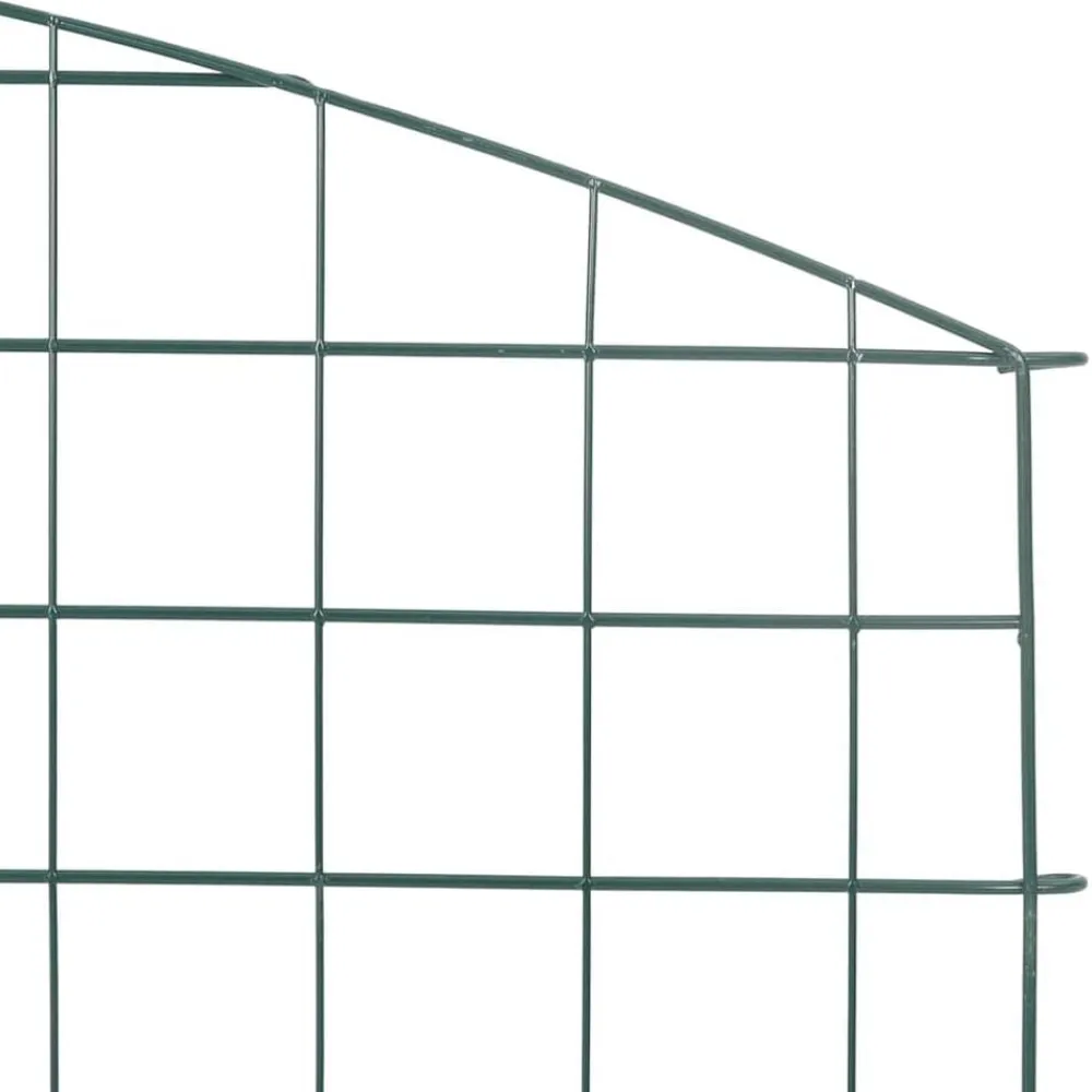 vidaXL Juego de Cercas para Estanque 5 pcs Verde 100 x 50 cm Acero Online